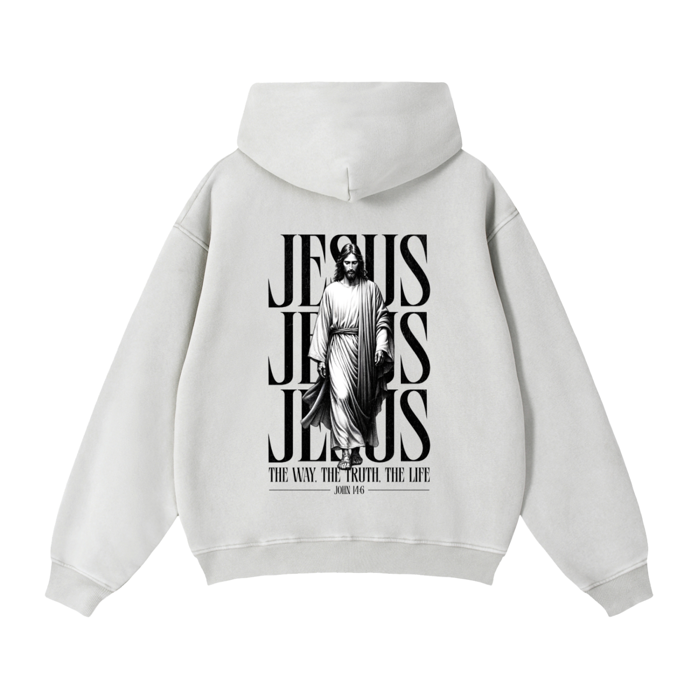 Zip-Through Boxy Fleece Hoodie