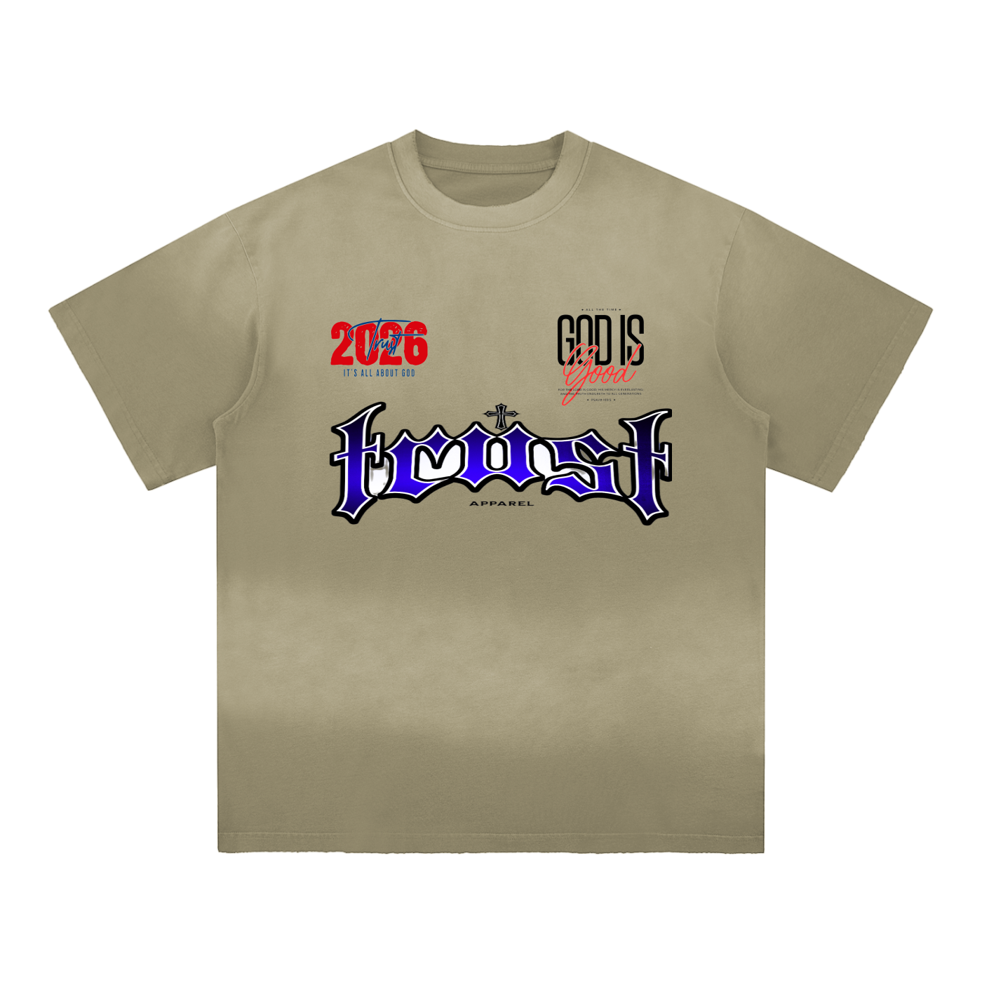 TRUST_Sun Fade Hand-Frayed Cotton T-Shirt