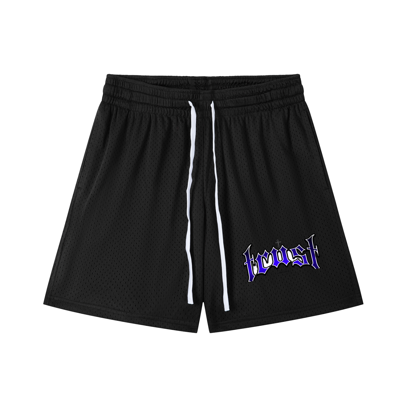 TRust..Mesh Drawstring Shorts