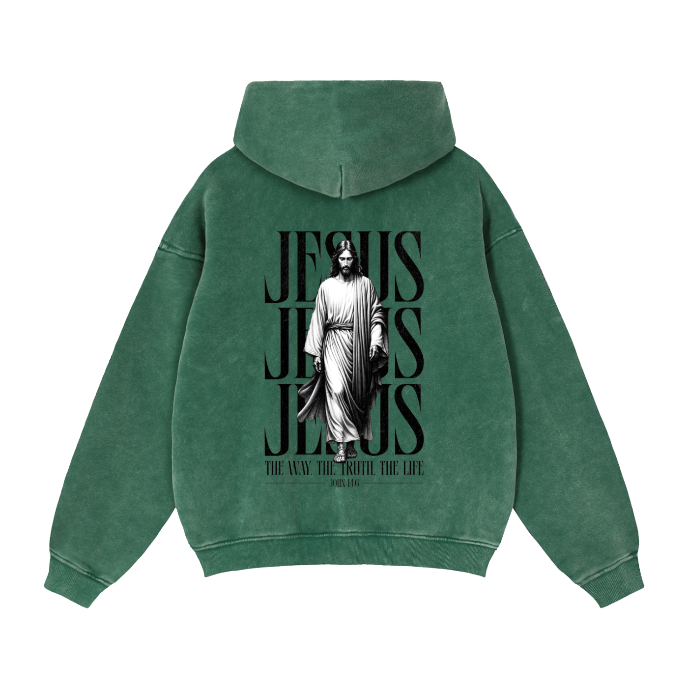 Zip-Through Boxy Fleece Hoodie