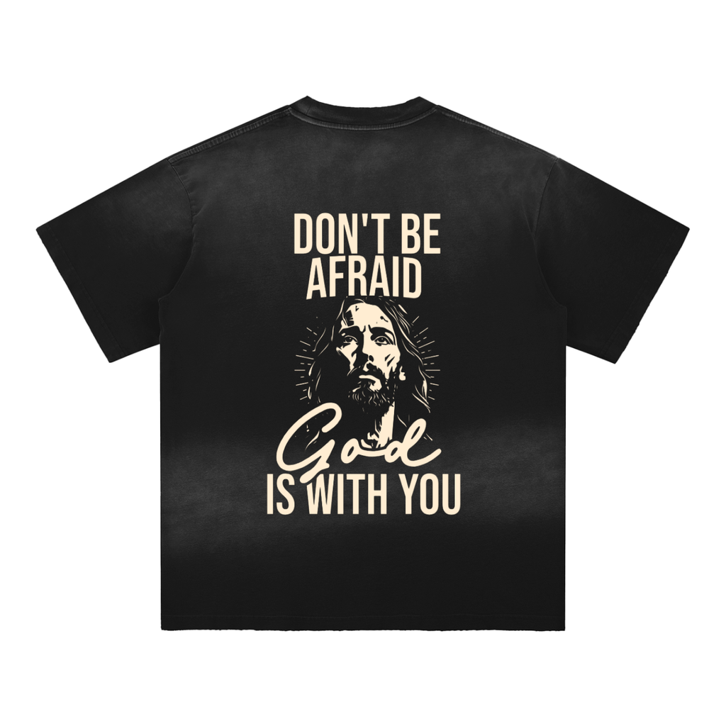 TRUST_Sun Fade Hand-Frayed Cotton T-Shirt