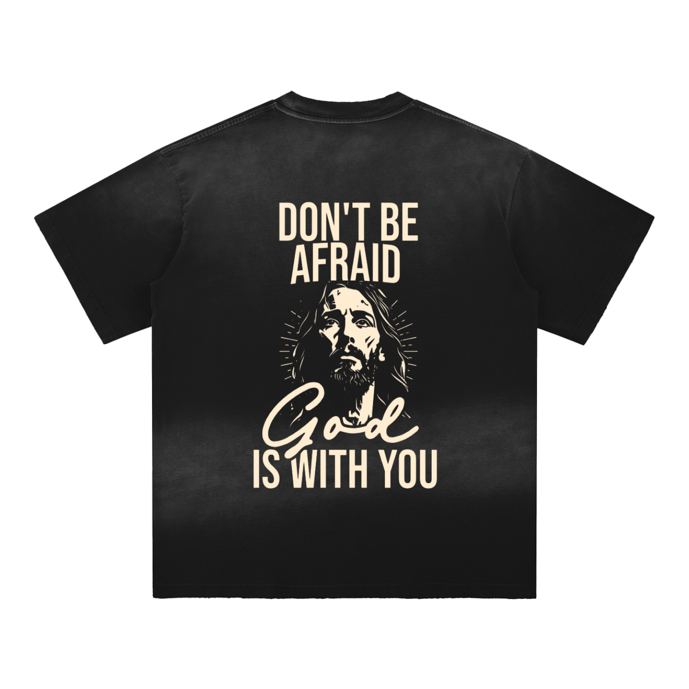 TRUST_Sun Fade Hand-Frayed Cotton T-Shirt