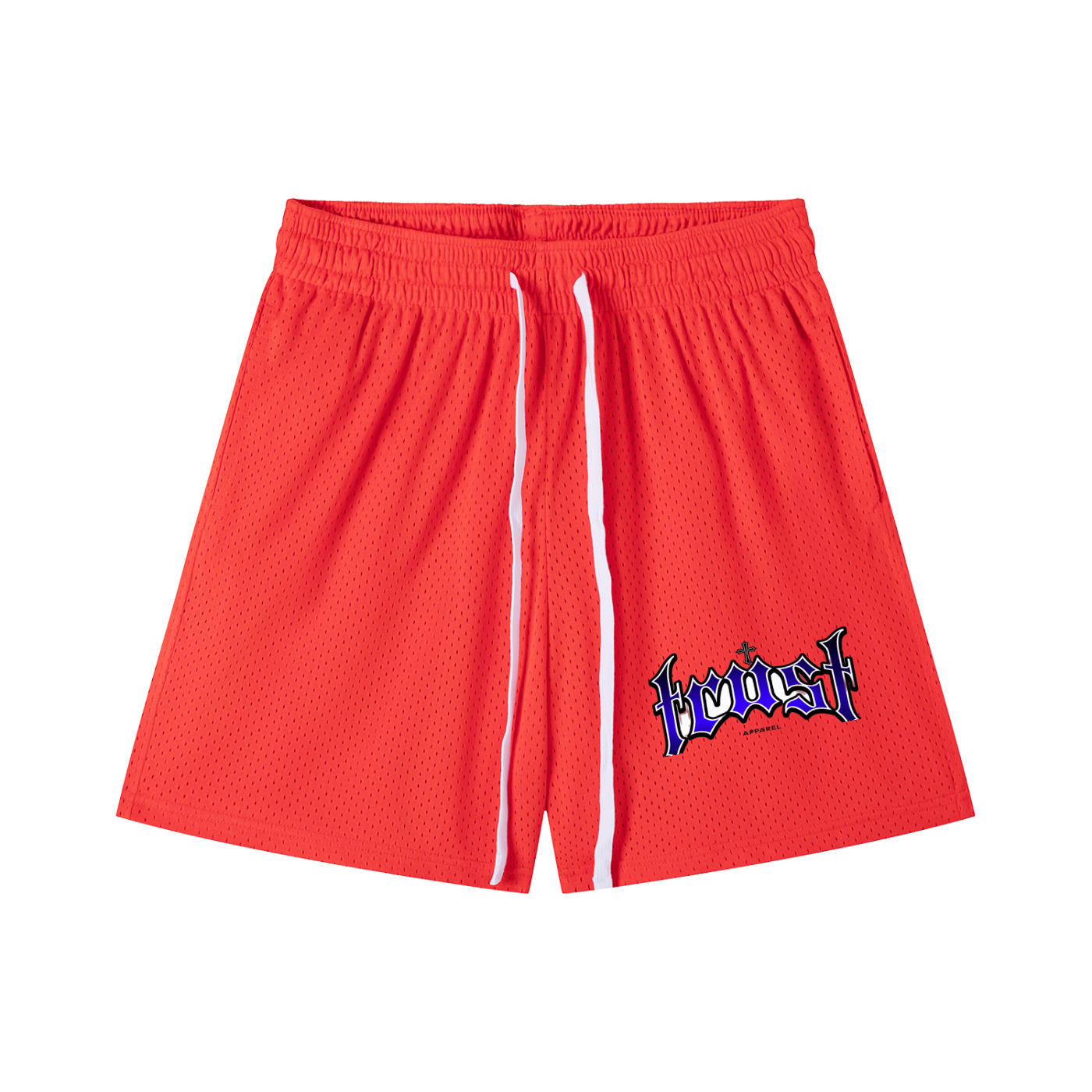 TRust..Mesh Drawstring Shorts