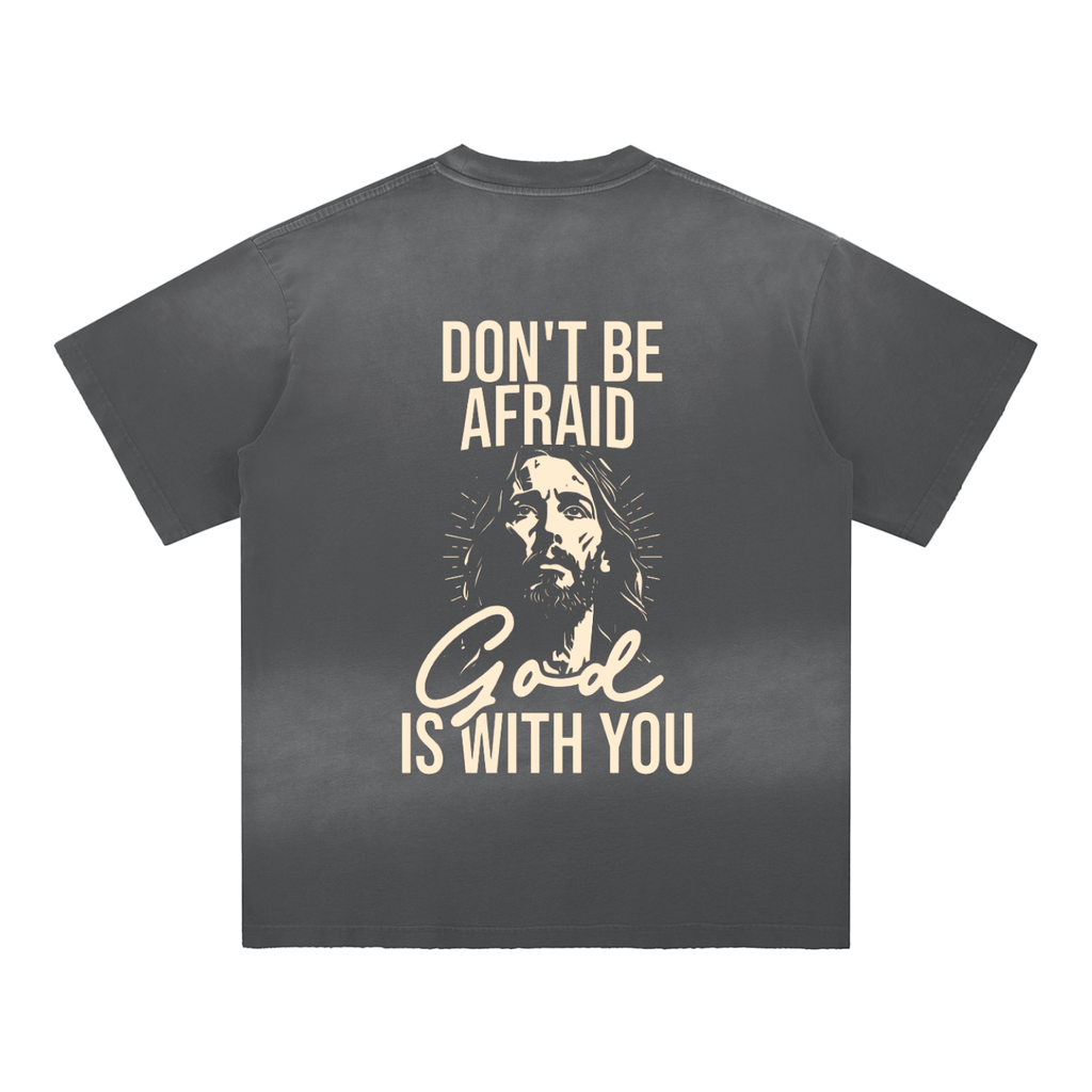 TRUST_Sun Fade Hand-Frayed Cotton T-Shirt