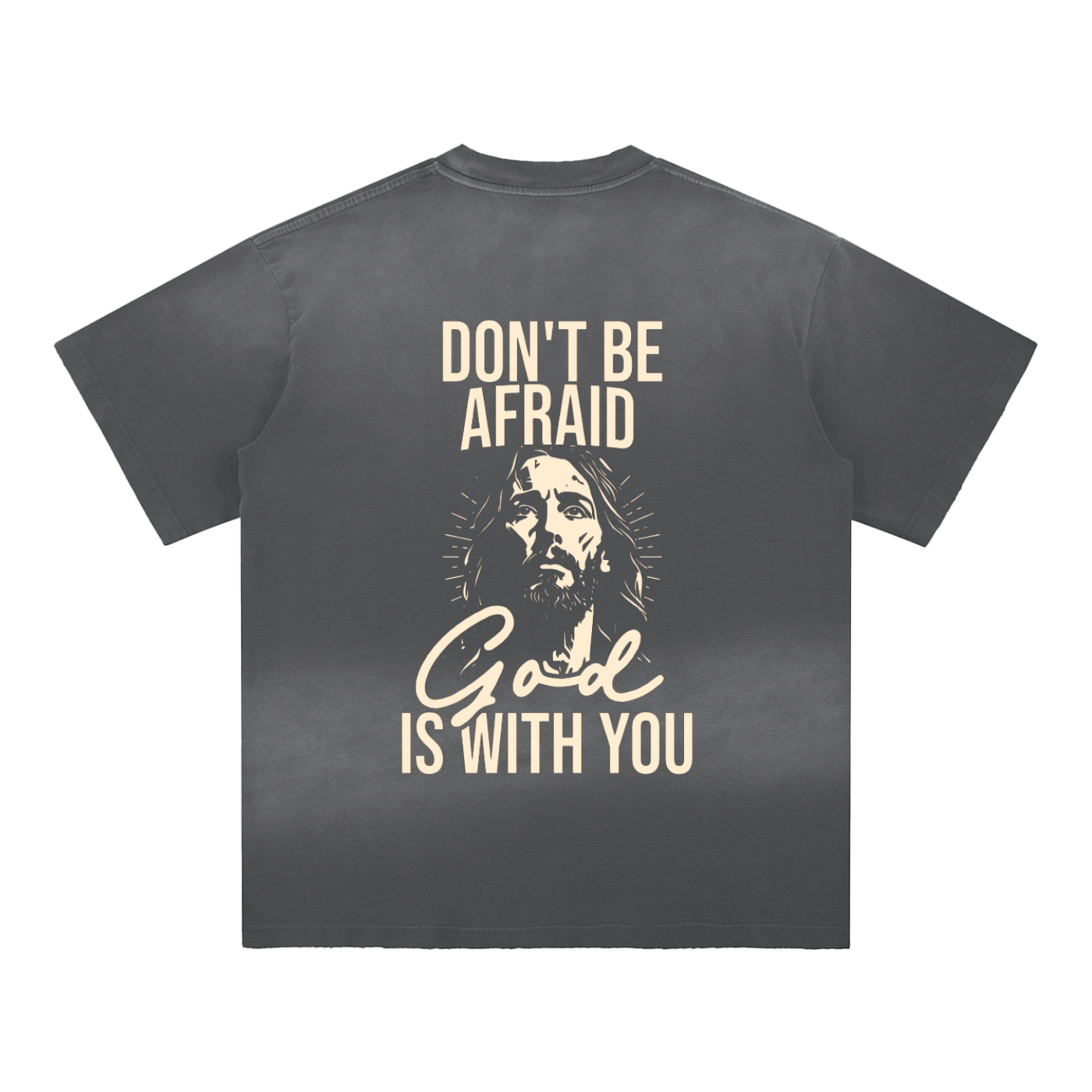 TRUST_Sun Fade Hand-Frayed Cotton T-Shirt