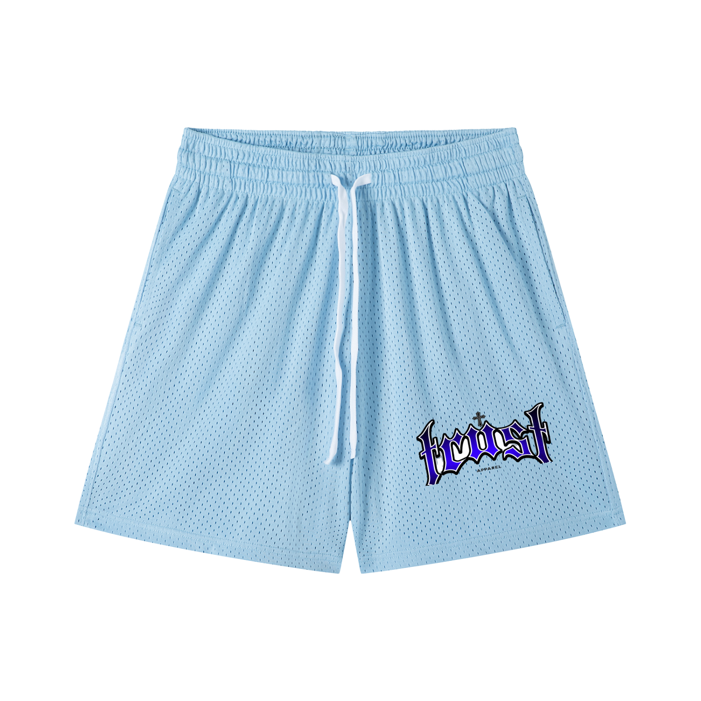 TRust..Mesh Drawstring Shorts
