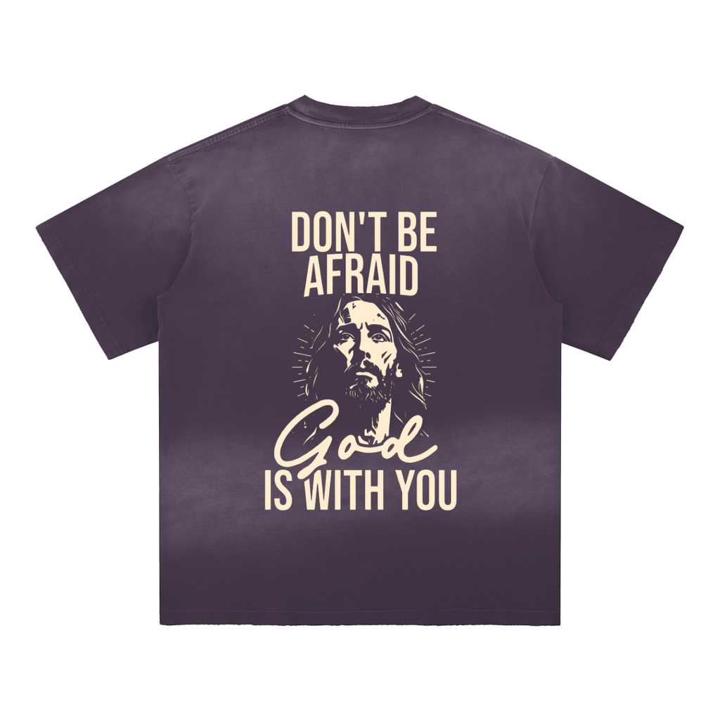 TRUST_Sun Fade Hand-Frayed Cotton T-Shirt