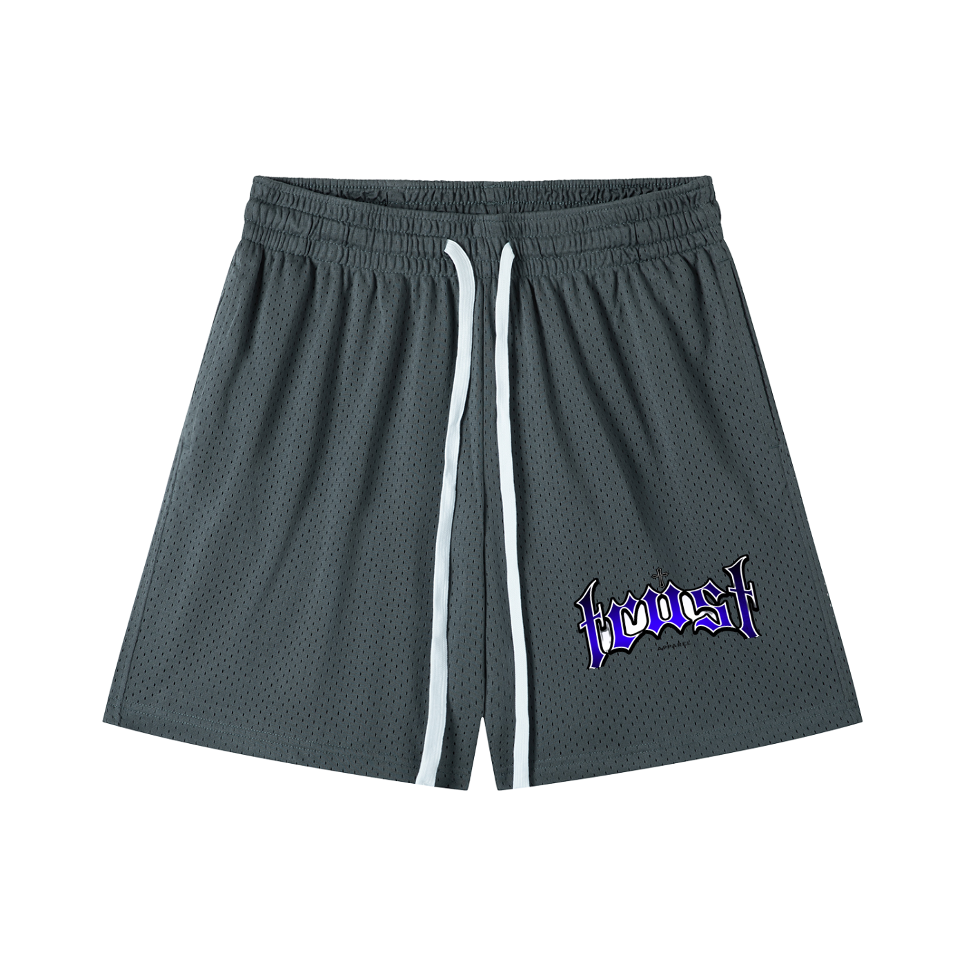 TRust..Mesh Drawstring Shorts